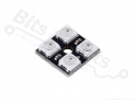 LED Board 2x2 WS2812B 5050 RGB LED met drivers (4bits)